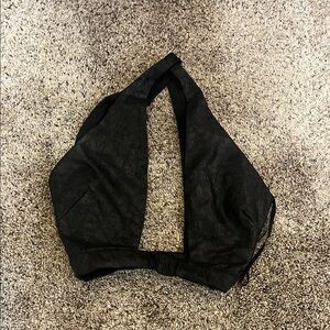 Black Halter Top